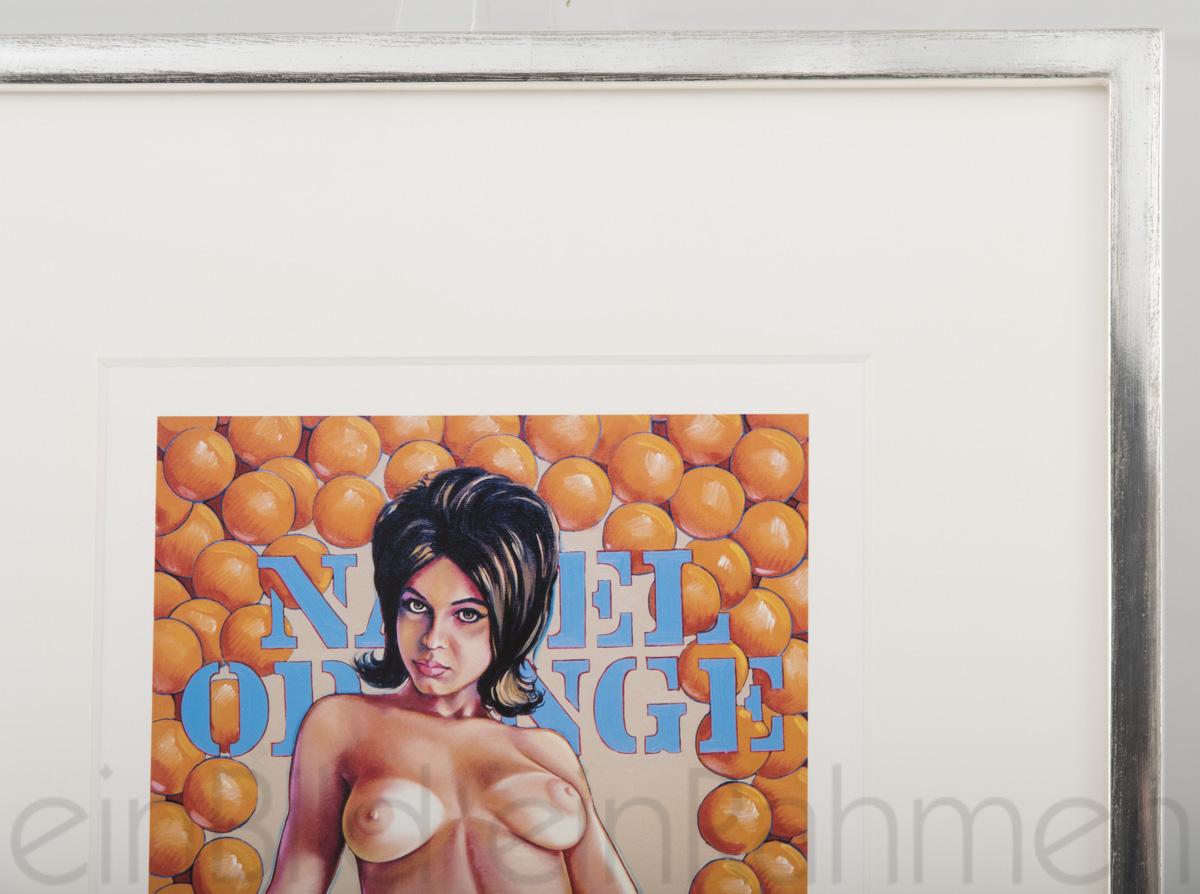 Navel Orange Mel Ramos Giclée-Druck von der gallerie EinBild EinRahmen